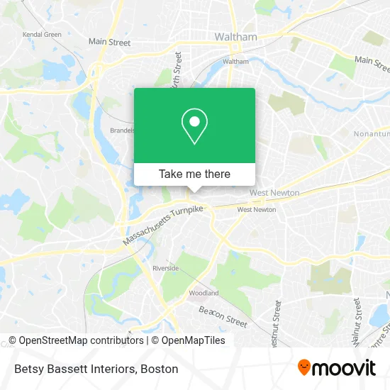 Betsy Bassett Interiors map