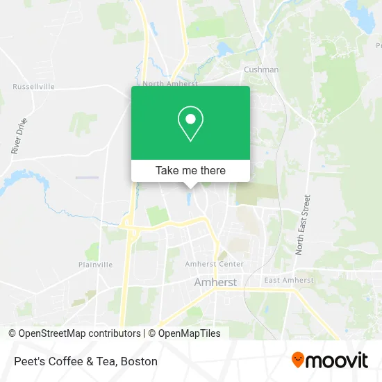 Peet's Coffee & Tea map