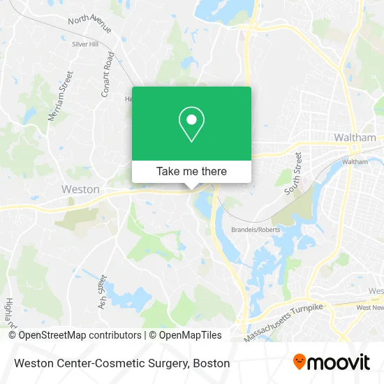 Weston Center-Cosmetic Surgery map