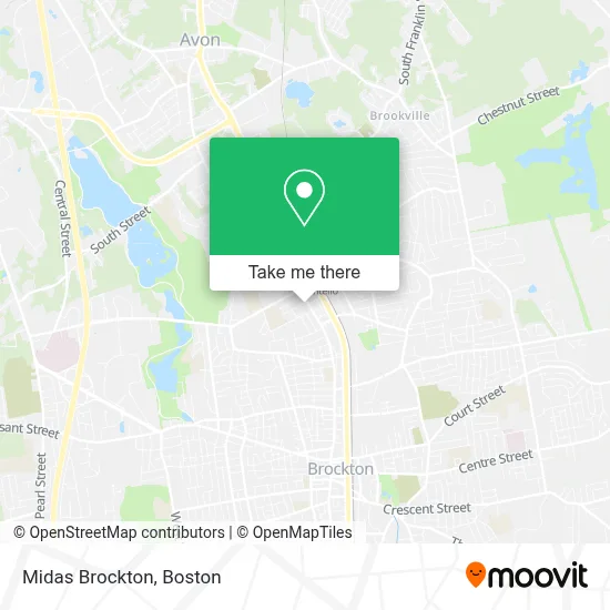 Midas Brockton map