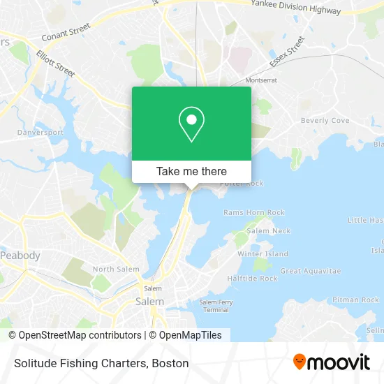 Solitude Fishing Charters map