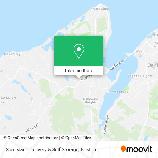 Sun Island Delivery & Self Storage map