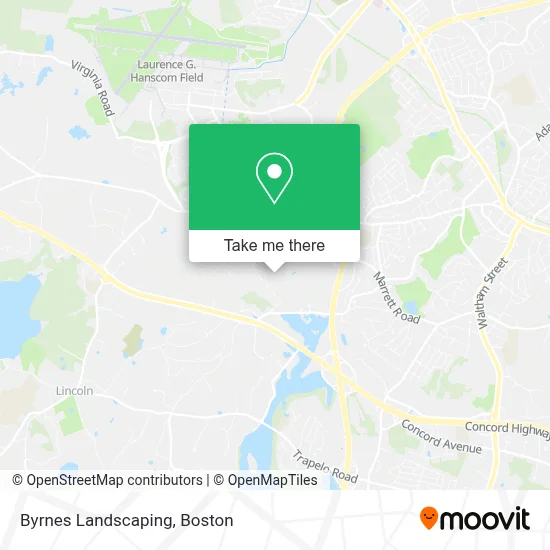 Byrnes Landscaping map