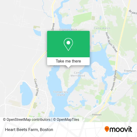 Heart Beets Farm map