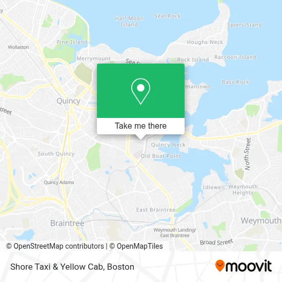 Shore Taxi & Yellow Cab map