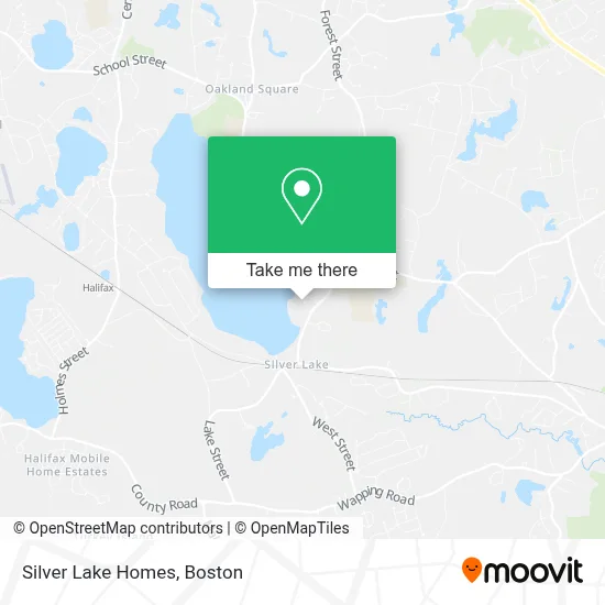 Silver Lake Homes map