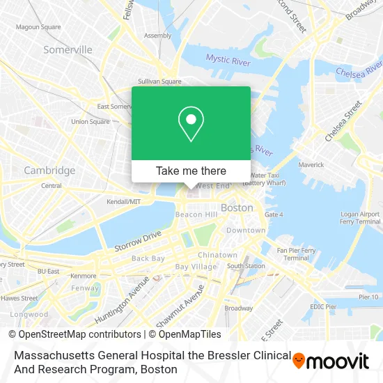 Massachusetts General Hospital the Bressler Clinical And Research Program map