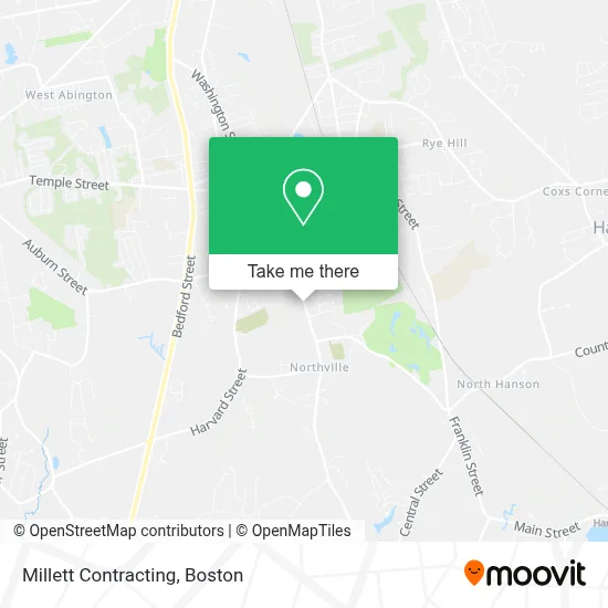 Millett Contracting map