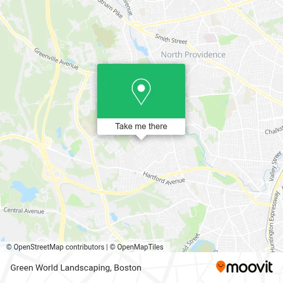 Green World Landscaping map