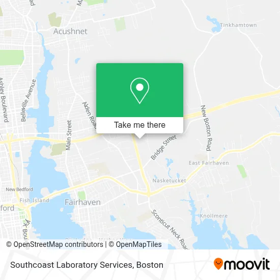 Southcoast Laboratory Services map