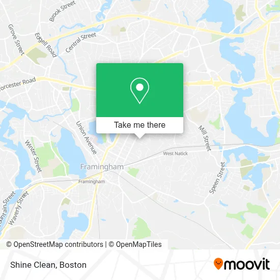 Shine Clean map