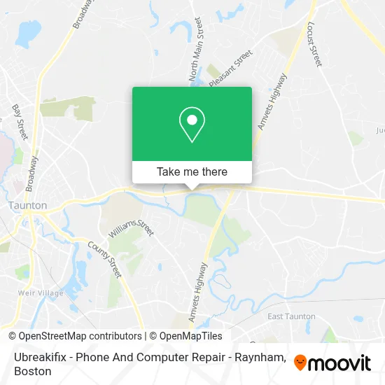 Ubreakifix - Phone And Computer Repair - Raynham map