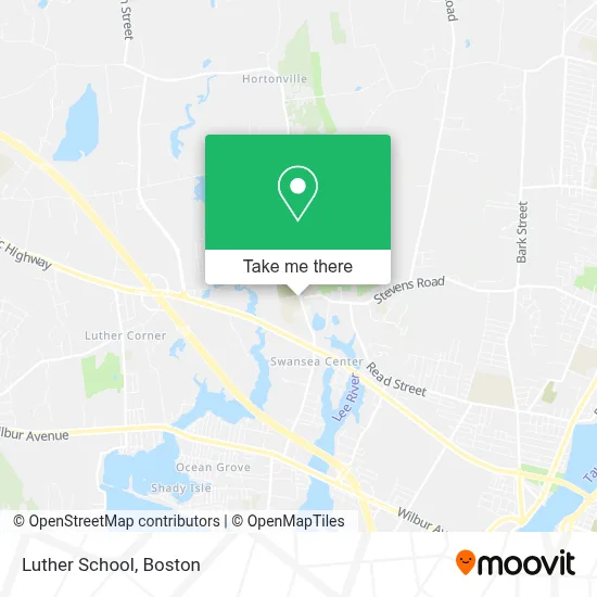 Luther School map