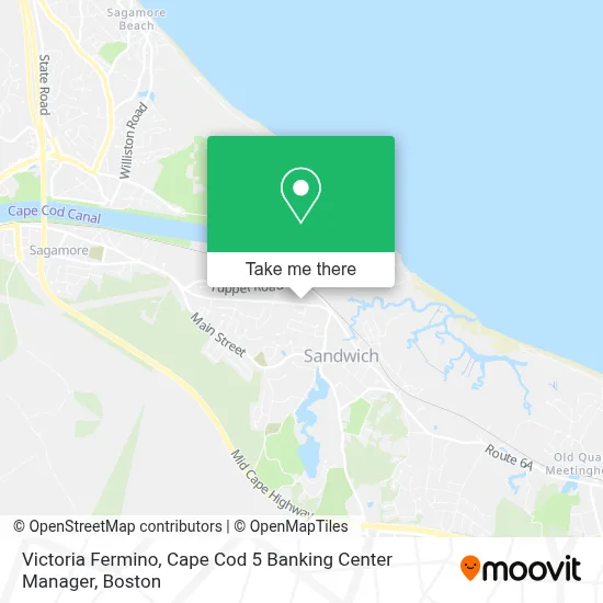Victoria Fermino, Cape Cod 5 Banking Center Manager map