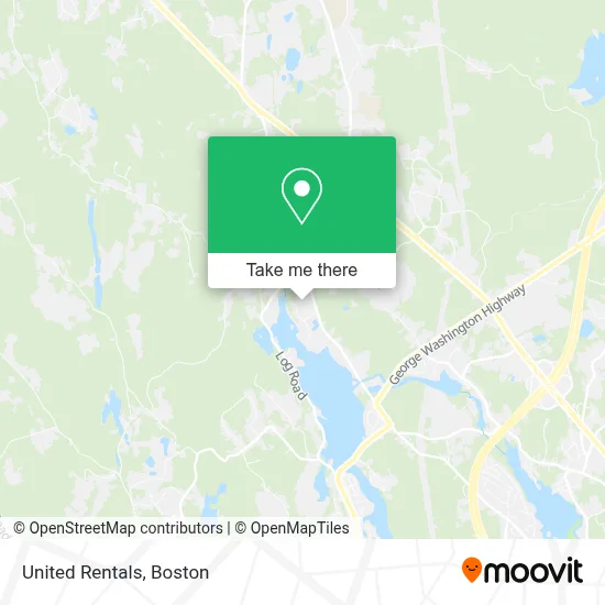 United Rentals map