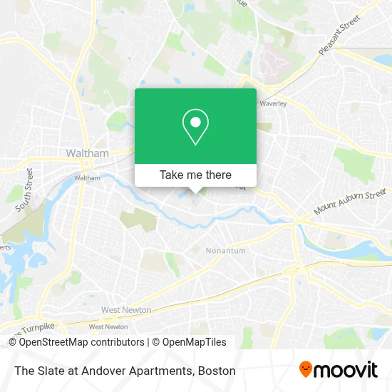 The Slate at Andover Apartments map