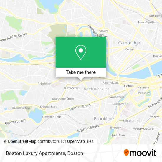 Boston Luxury Apartments map
