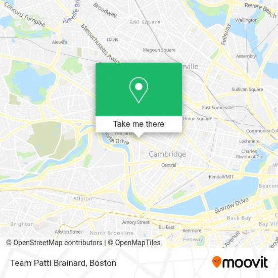 Team Patti Brainard map