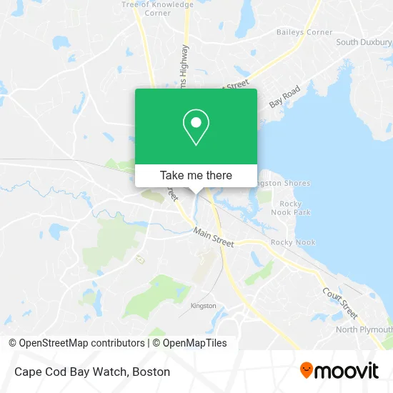 Cape Cod Bay Watch map