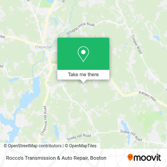 Rocco's Transmission & Auto Repair map
