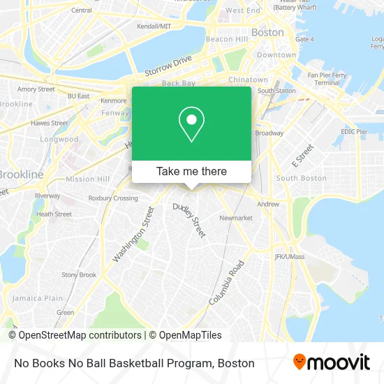 No Books No Ball Basketball Program map