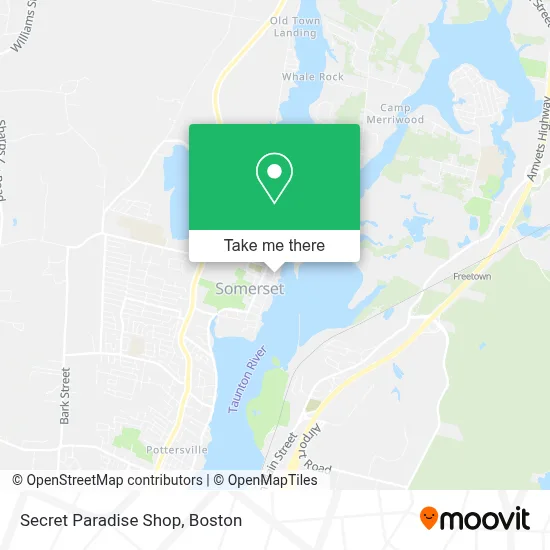 Secret Paradise Shop map