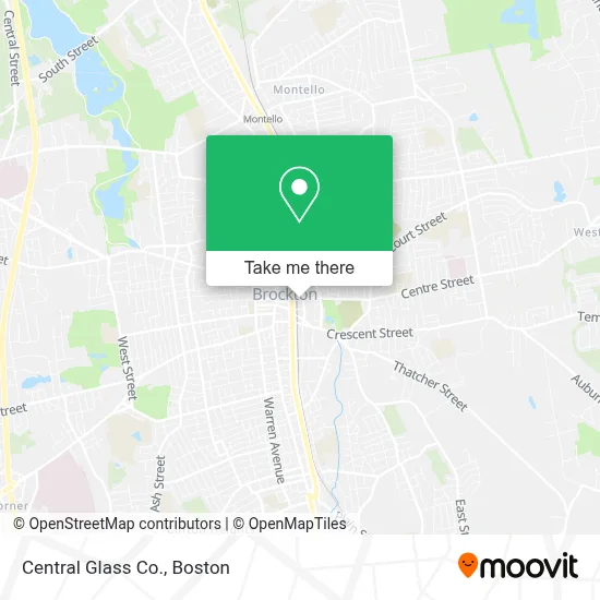 Central Glass Co. map