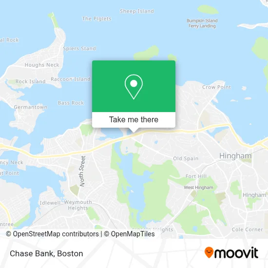 Chase Bank map