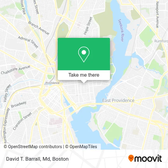 David T. Barrall, Md map