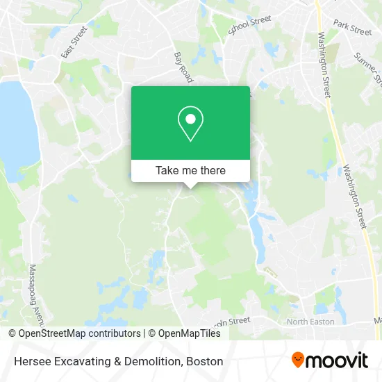 Hersee Excavating & Demolition map