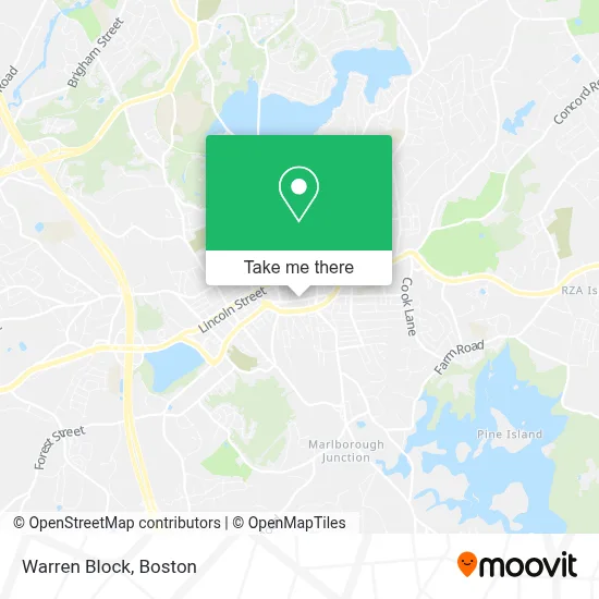 Warren Block map