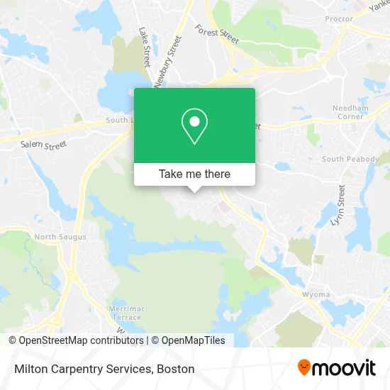 Milton Carpentry Services map