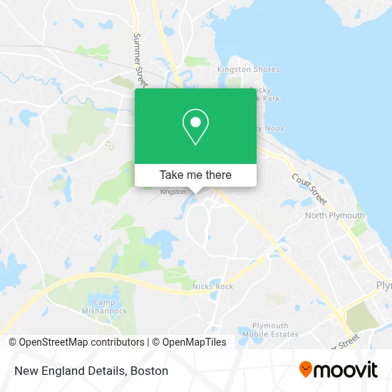 New England Details map