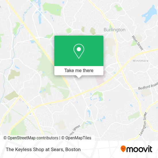 The Keyless Shop at Sears map