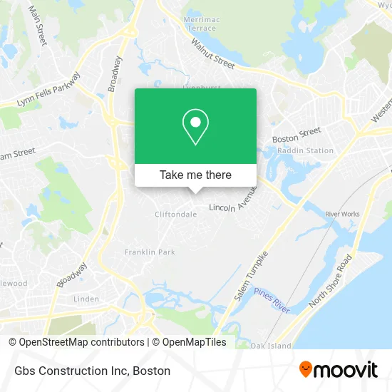 Gbs Construction Inc map