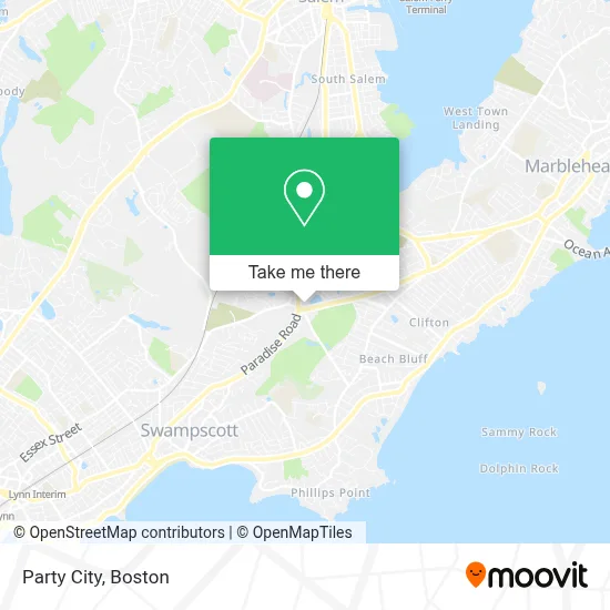 Party City map