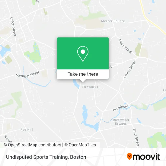 Undisputed Sports Training map