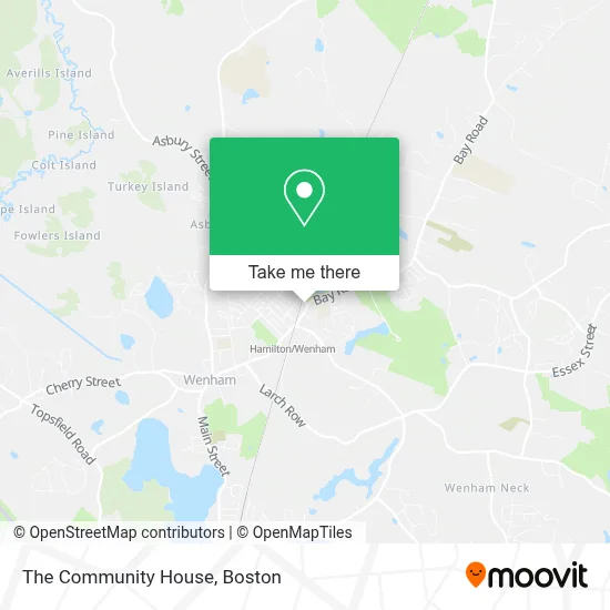 The Community House map