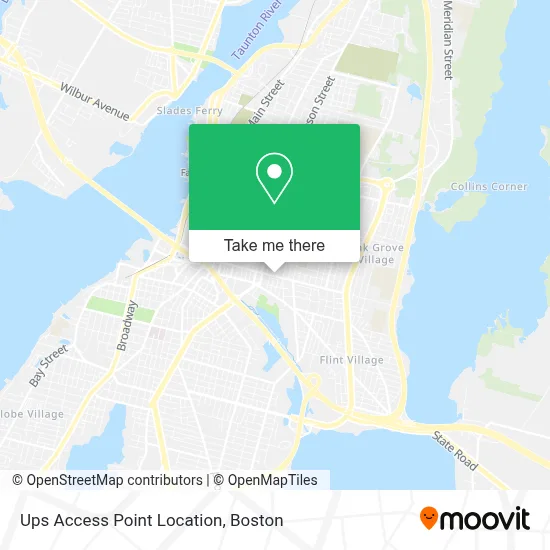 Ups Access Point Location map