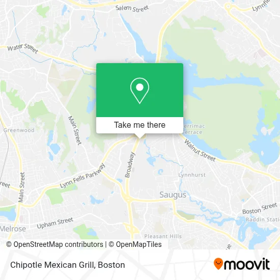 Chipotle Mexican Grill map