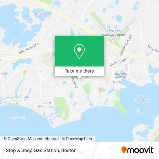 Stop & Shop Gas Station map