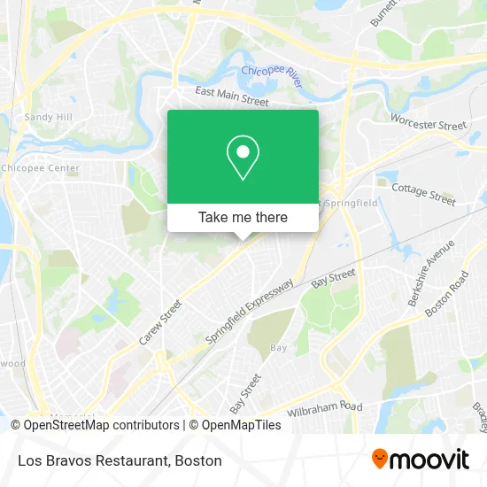 Los Bravos Restaurant map