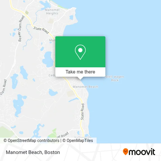 Manomet Beach map