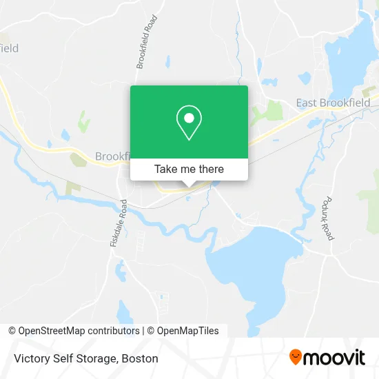 Victory Self Storage map
