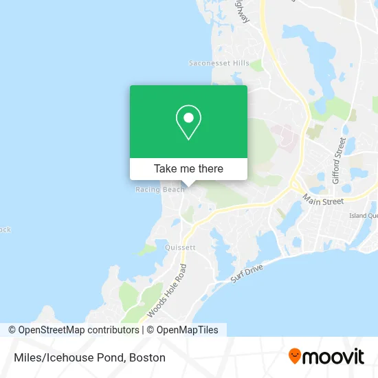 Miles/Icehouse Pond map