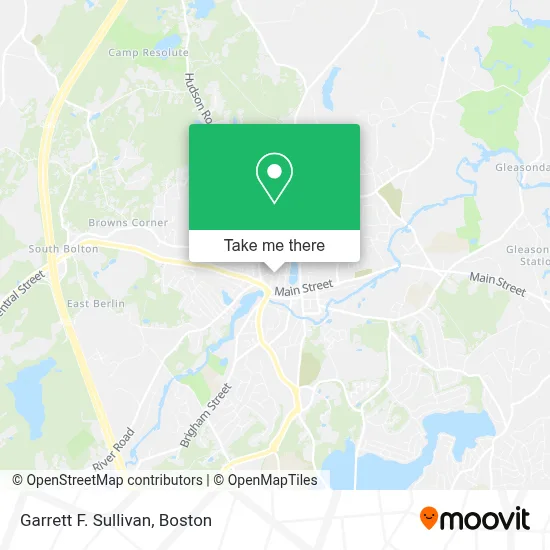 Garrett F. Sullivan map