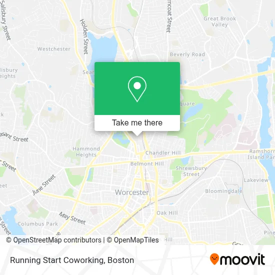 Running Start Coworking map