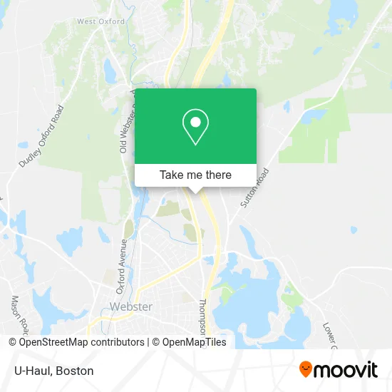U-Haul map