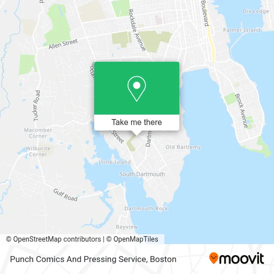 Punch Comics And Pressing Service map