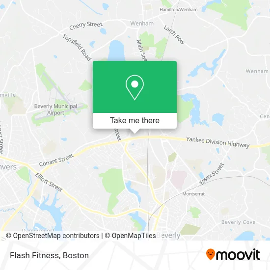 Flash Fitness map